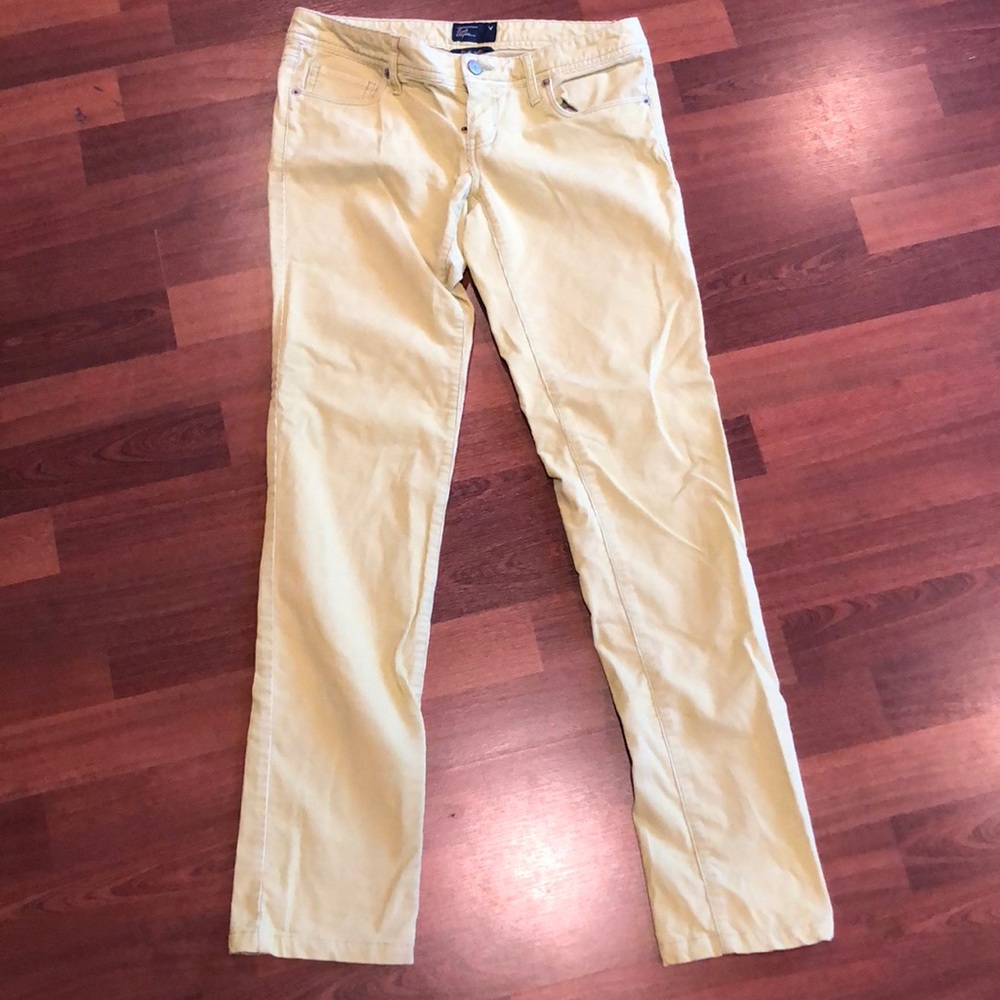 Light Green American Eagle Corduroy Jeans